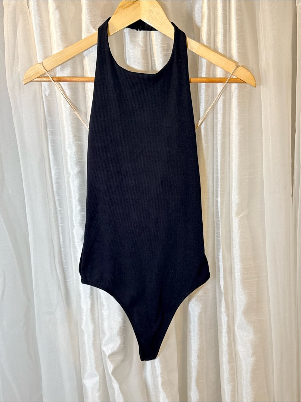 Wilfred Black Halter Neck Bodysuit